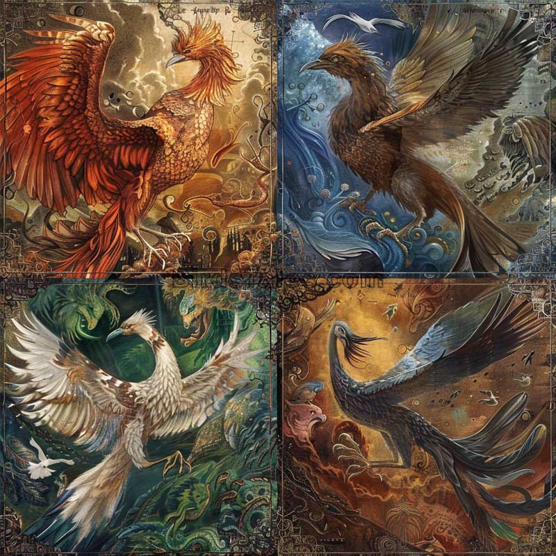 Legendäre Vögel in der Mythologie