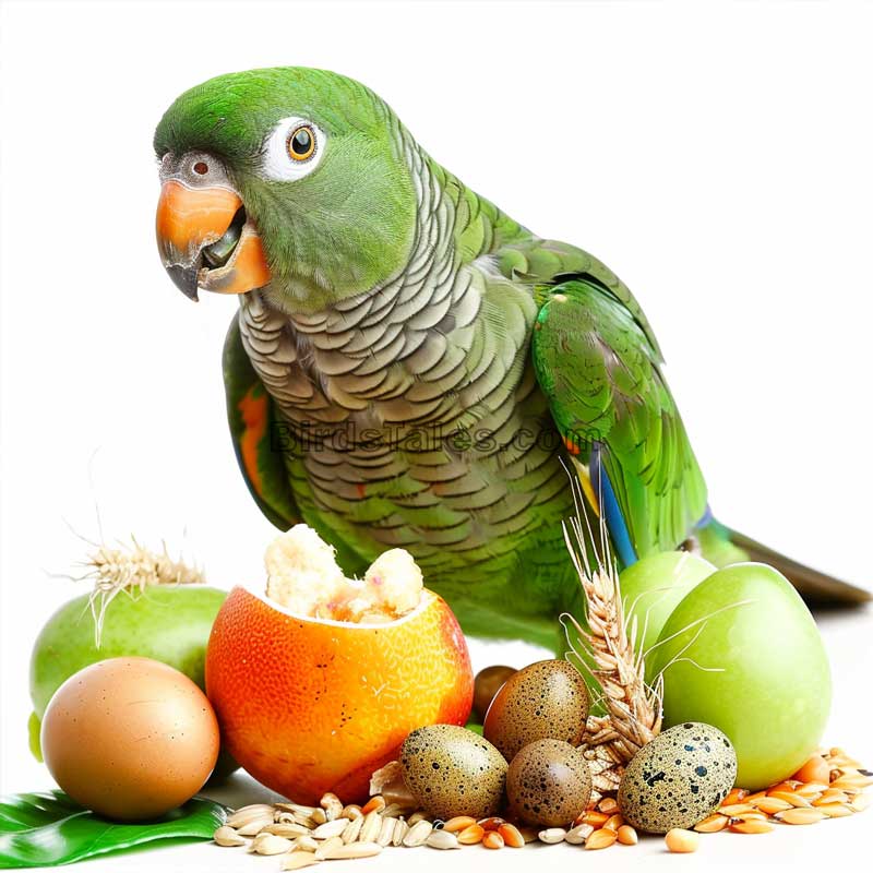 Ausgewogene Ernährung für Papageien