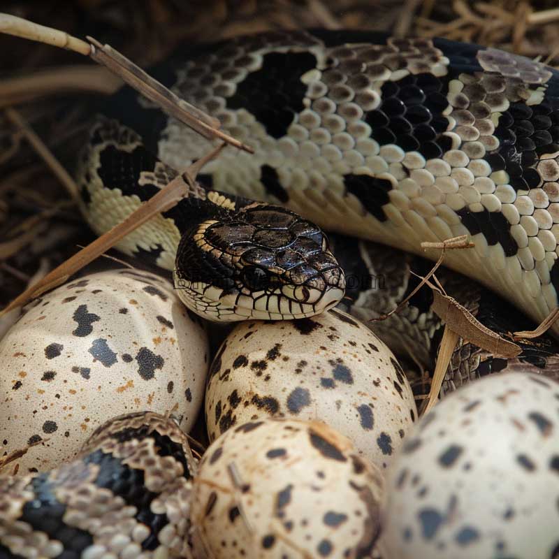 Las serpientes trepan a los árboles con facilidad y se deslizan dentro de los nidos para robar huevos o polluelos.