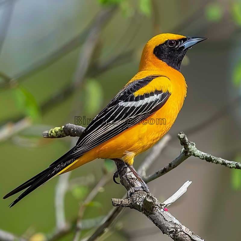 Hooded Oriole Features